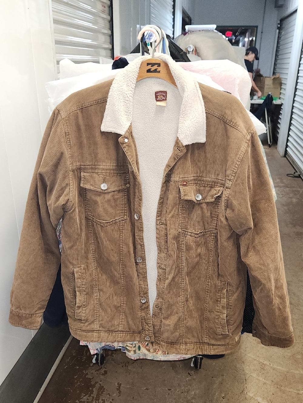 Vintage Quicksilver Corduroy Sherpa Jacket L